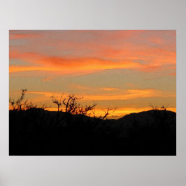 Póster Desert Sunrise