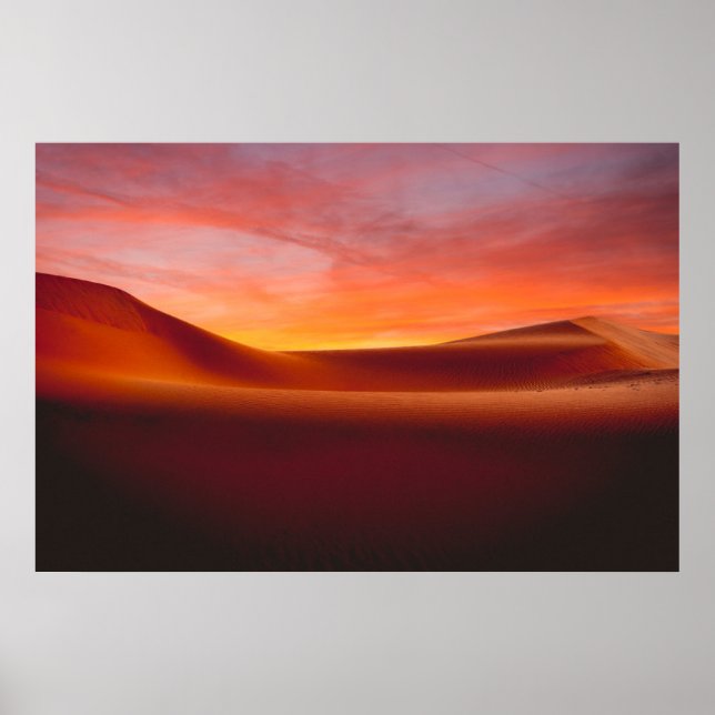 Póster Deserts | Rolling Desert Landscape (Frente)