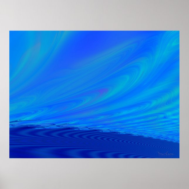 Póster Desertscape Debajo De La Luna (Frente)