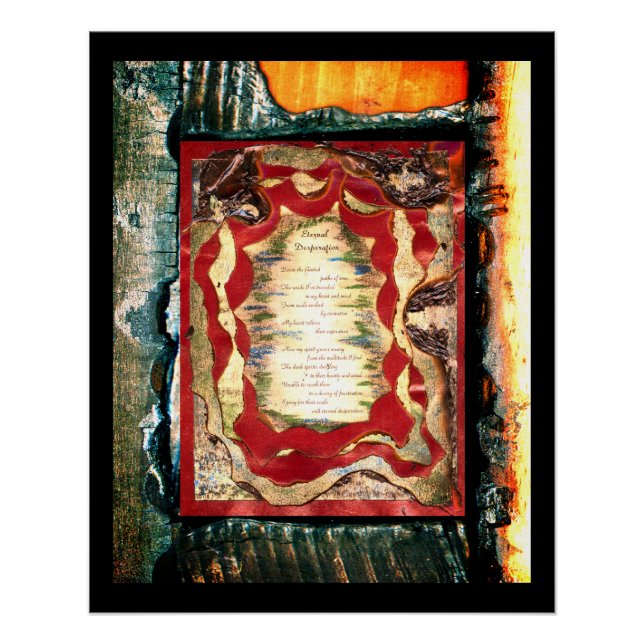 Póster Desesperación eterna (Anverso)