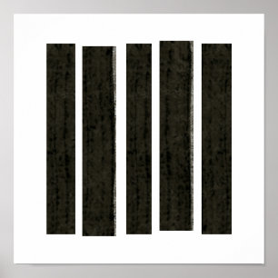 Póster "Desesperación fragmentada" Resumen moderno de Fra