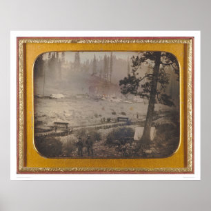 Póster Desfiladeros en la Llanura Grizzly, El Dorado Co.