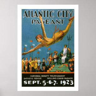 Póster Desfile de Atlantic City (frontera)