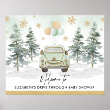 Desfile de Baby Shower Chic de Vacaciones de Invie