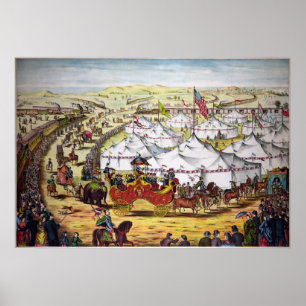 Póster Desfile de circo