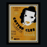 Póster Desfile de Cotton Club Art Deco 1934<br><div class="desc">1934,  Art Decó,  portada de partitura para el "desfile del club de algodón".</div>