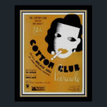 Póster Desfile de Cotton Club Art Deco 1934<br><div class="desc">1934,  Art Decó,  portada de partitura para el "desfile del club de algodón".</div>