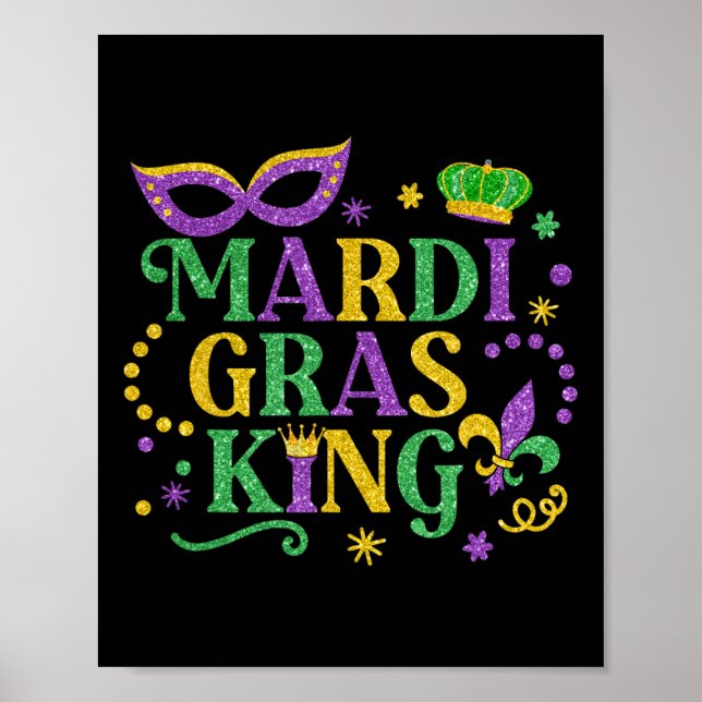 Póster Desfile de diversiones Mardi Gras King Cos de Carn (Frente)
