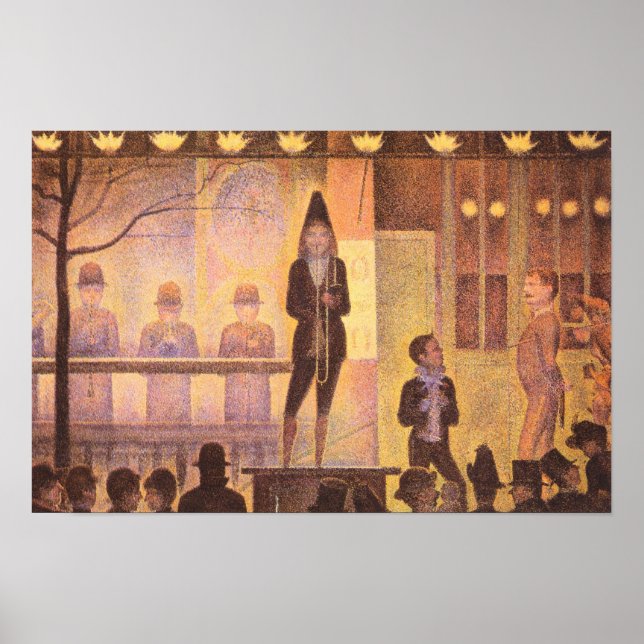 Póster Desfile de Georges Seurat-Circus (Frente)