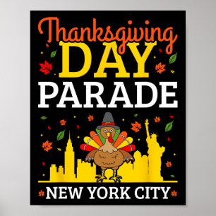 Póster Desfile del Día de Acción de Gracias Nueva York