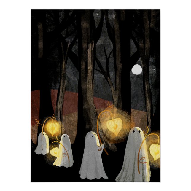 Póster Desfile fantasma (Anverso)