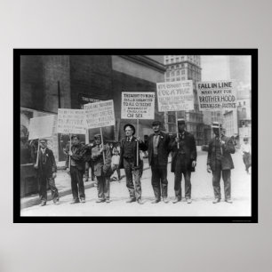 Póster Desfile parado NYC 1909
