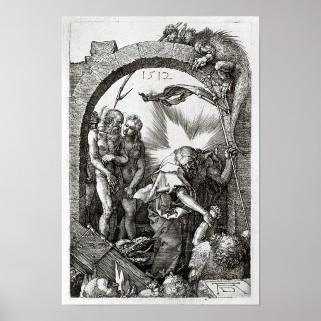 Póster Desgarrando el infierno o la caída de Cristo en (Frente)