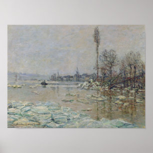 Póster Desglose del hielo, 1880