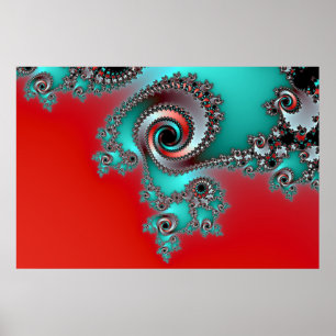 Póster Desglose hacia abajo