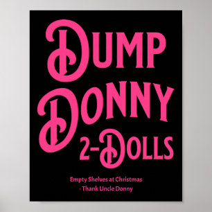 Póster Deshazte de Donny 2 Muñecas Dos Muñecas Aranceles