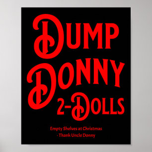 Póster Deshazte de Donny 2 Muñecas Dos Muñecas Aranceles 