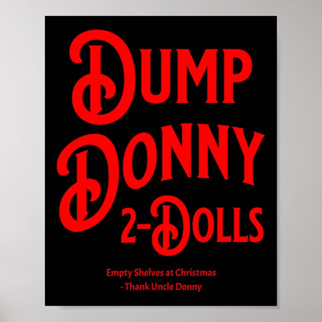 Póster Deshazte de Donny 2 Muñecas Dos Muñecas Aranceles  (Frente)