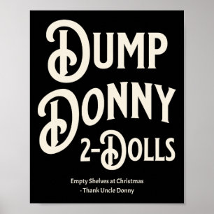 Póster Deshazte de Donny 2 Muñecas Dos Muñecas Aranceles 