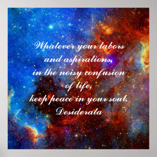 Póster Desiderata