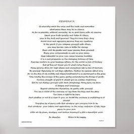 PÓSTER DESIDERATA
