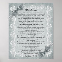 Póster Desiderata
