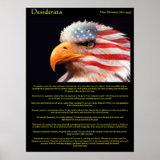 Póster Desiderata cald eagle 1Posters