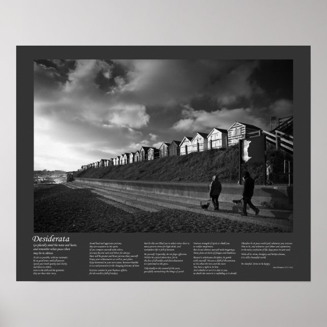 Póster Desiderata - Caminar Por Los Perros (Frente)