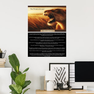 Póster Desiderata: Ecos de lo salvaje