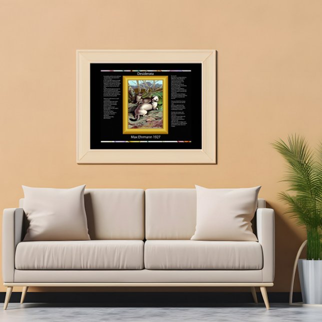 Póster Desiderata Ermine Vintage Art (Subido por el creador)
