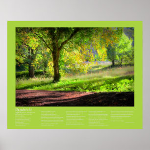 Póster Desiderata - Inicio de un otoño de Cornualles