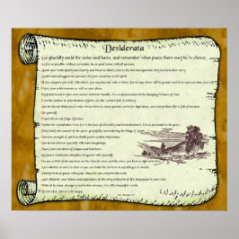 Póster Desiderata ~ Inspiración eterna