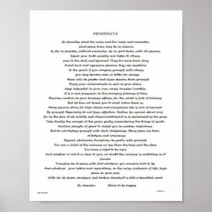PÓSTER DESIDERATA MAX EHRMANN POSTER