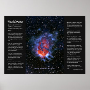Póster Desiderata - Nurseries estelares RCW120