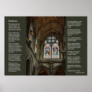 Póster Desiderata - Sobre El Altar De La Capilla