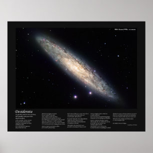 Póster Desiderata sobre la galaxia espiral NGC 253