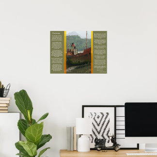 Póster DESIDERATA viejos carteles de barcos