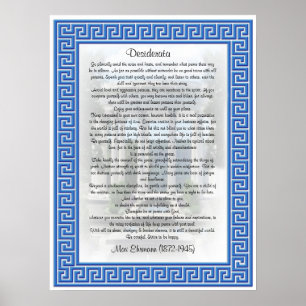 Póster Desiderátums "cosas deseadas "