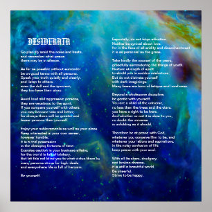 Póster Desiderátums en la nebulosa de Orión