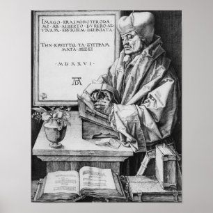 Póster Desiderius Erasmus of Rotterdam, 1526