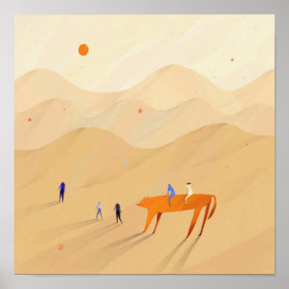 Póster Desierto