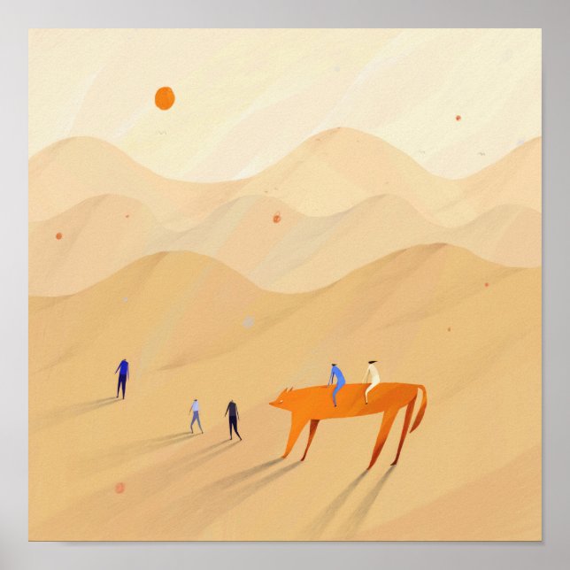 Póster Desierto (Frente)