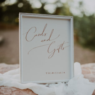 Póster Desierto Caprichoso   Letrero de Tarjetas y Regalo