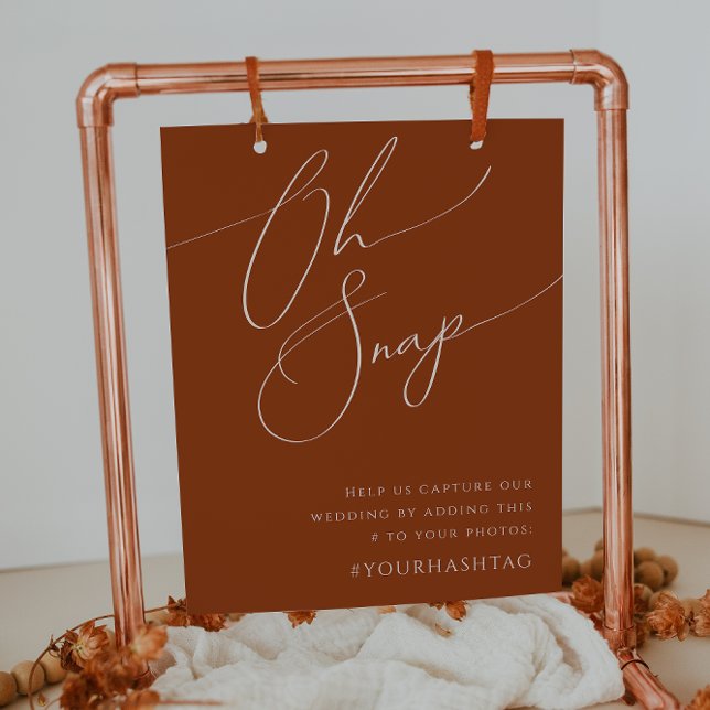 Póster Desierto caprichoso | Terracotta Oh Snap Hashtag (Subido por el creador)