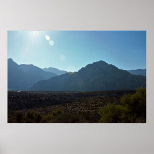 Póster Desierto de las Montañas Nevadas