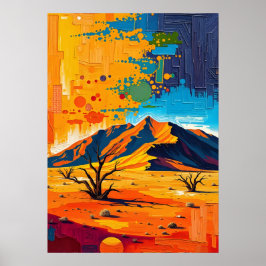 Póster Desierto de Namib – Dunas doradas sin tiempo