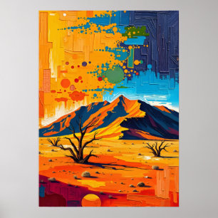 Póster Desierto de Namib – Dunas doradas sin tiempo