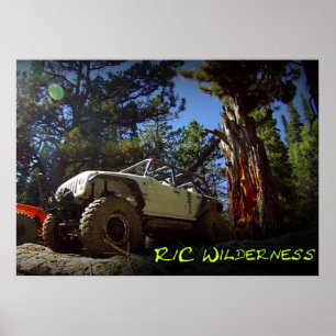 Póster Desierto de R/C del camino