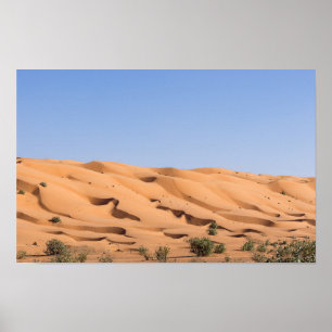 Póster desierto de Wahiba Sands - Omán