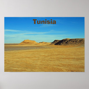 Póster Desierto del Sahara, Túnez
